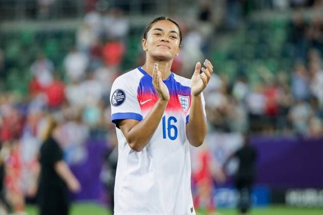 St Gallen, Switzerland, July 13th 2025: Jess Carter (16 England) after the UEFA Womens EURO 2025 Group D match between England and Wales at Arena St Gallen in St Gallen, Switzerland. (Pedro Porru SheKicks SPP) Copyright: xPedroxPorrux xSheKicksx xSPPx spp-en-PePoSh-4F8A4981_DxO