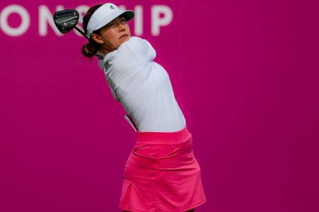EVIAN-LES-BAINS, FRANCE - 13.07.2025: Jenny Shin (KOR) of The Amundi Evian Championship at the Evian Resort Golf Club on July 13, 2025 in Evian-les-Bains, France.