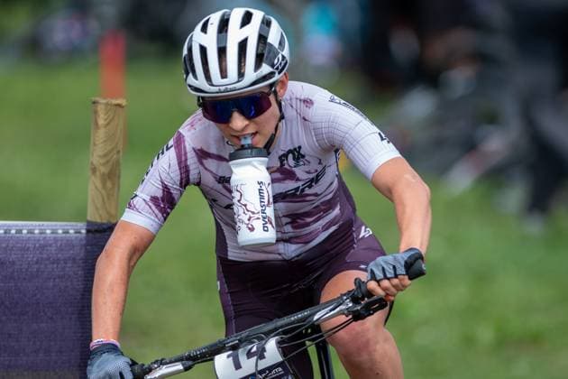 UCI Mountain Bike World Cup Andorra Nina Graf from Germany, representing the team Lapierre Racing Unity, competes in the CROSS-COUNTRY OLYMPIC for Women during the UCI Mountain Bike World Cup Andorra 2025 in Pal Arinsal, Andorra, on July 13, 2025.  Copyright: xMartinxSilvaxCosentinox originalFilename:silvacosentino-ninagraf250713_npnK6.jpg