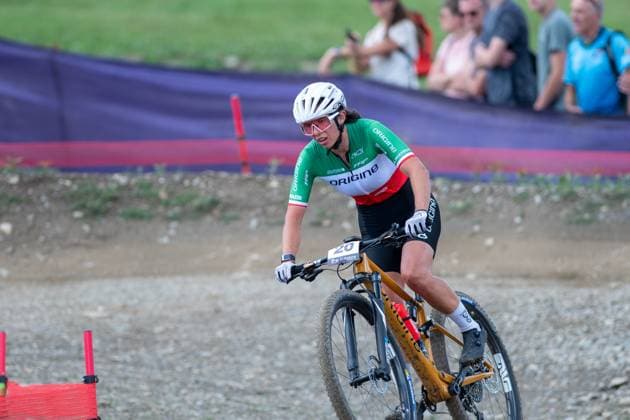 UCI Mountain Bike World Cup Andorra Martina Berta from Italy, representing the team Origine Racing Division, competes in the CROSS-COUNTRY OLYMPIC for Women during the UCI Mountain Bike World Cup Andorra 2025 in Pal Arinsal, Andorra, on July 13, 2025.  Copyright: xMartinxSilvaxCosentinox originalFilename:silvacosentino-martinab250713_npOFX.jpg