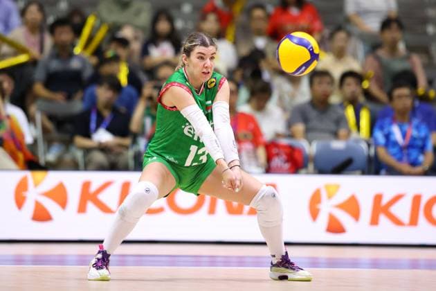 Mila Pashkuleva (BGR), JULY 13, 2025 - Volleyball : FIVB Volleyball Nations League 2025 Women s Preliminary Round match between Bulgaria - Poland at Chiba Port Arena, Chiba, Japan.  aflo_297595435