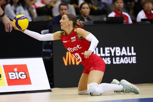 Aleksandra Milanova (BGR), JULY 13, 2025 - Volleyball : FIVB Volleyball Nations League 2025 Women s Preliminary Round match between Bulgaria - Poland at Chiba Port Arena, Chiba, Japan.  aflo_297595463
