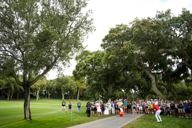 July 12, 2025, Cadiz, Cadiz, SPAIN: Sergio Garcia of Fireball team in actions during day one resume game for weather yesterday of the LIV Golf Andalucia at Golf Club Royal of Valderrama on July 12, 2025 in Cadiz, Spain. Cadiz SPAIN - ZUMAdalu 20250712_zaa_a181_063 Copyright: xJoaquinxCorcherox