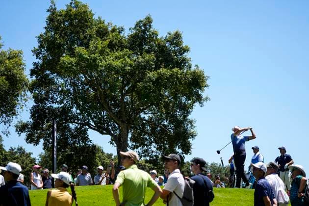 July 13, 2025, Cadiz, Cadiz, SPAIN: Ian Poulter of Majesticks team in action during the final round of the LIV Golf Andalucia at Golf Club Royal of Valderrama on July 13, 2025 in Cadiz, Spain. Cadiz SPAIN - ZUMAdalu 20250713_zaa_a181_064 Copyright: xJoaquinxCorcherox