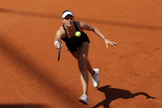 GER, Hamburg, xFSx, ATP250 Womens Tennis Tournament , MSC Hamburg Ladies Open 2025 , 2 Qualifying Round , 14 07 2025 v l , Anna Petkovic GER play a forehand Copyright: HMBxMedia FernandoxSoares
