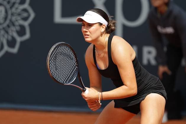 GER, Hamburg, xFSx, ATP250 Womens Tennis Tournament , MSC Hamburg Ladies Open 2025 , 2 Qualifying Round , 14 07 2025 v l , Anna Petkovic GER waiting to serve Copyright: HMBxMedia FernandoxSoares
