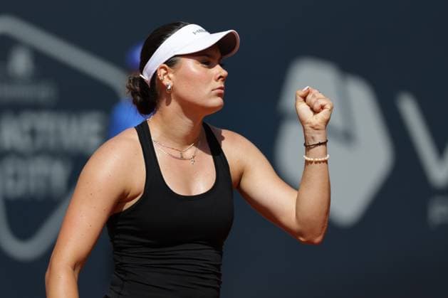 GER, Hamburg, xFSx, ATP250 Womens Tennis Tournament , MSC Hamburg Ladies Open 2025 , 2 Qualifying Round , 14 07 2025 v l , Anna Petkovic GER Winner fist, jubilation Copyright: HMBxMedia FernandoxSoares
