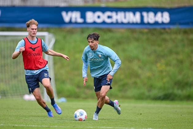 14 07 2025, Football, Season 2025 2026, 2 Bundesliga, Preparation, VfL Bochum summer training camp in Scheffau am Wilden Kaiser, Mats Pannewig VfL Bochum 1848 , Cajetan Lenz VfL Bochum 1848 xRHR PHOTO YYx Copyright: RHR-FOTOx RHR-FOTO YY