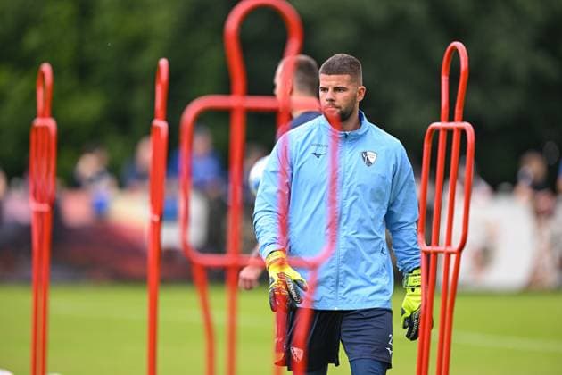 14 07 2025, Football, Season 2025 2026, 2 Bundesliga, Preparation, VfL Bochum summer training camp in Scheffau am Wilden Kaiser, Goalkeeper Niclas Thiede VfL Bochum 1848 xRHR PHOTO YYx Copyright: RHR-FOTOx RHR-FOTO YY