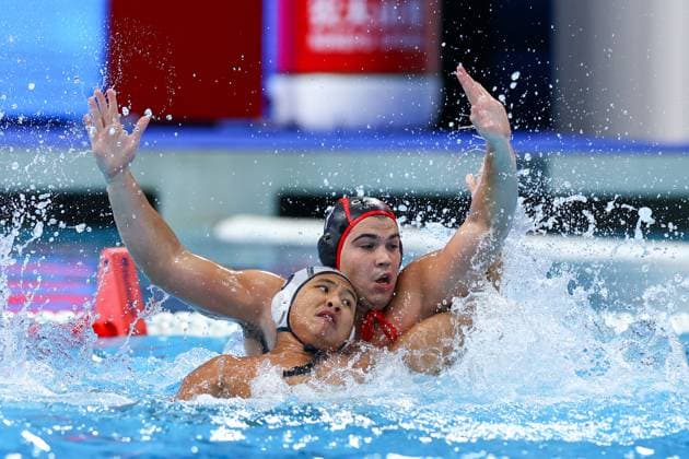 Swimming, World Championships in Singapore, Water polo, Singapore - Canada