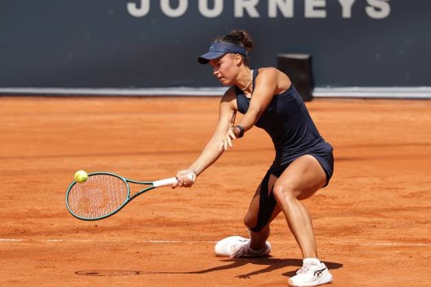 GER, Hamburg, xFSx, ATP250 Womens Tennis Tournament , MSC Hamburg Ladies Open 2025 , 2 Qualifying Round , 14 07 2025 v l , Tessa Johanna Brockmann GER play a forehand Copyright: HMBxMedia FernandoxSoares