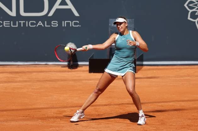 GER, Hamburg, xFSx, ATP250 Womens Tennis Tournament , MSC Hamburg Ladies Open 2025 , 2 Qualifying Round , 14 07 2025 v l , Caroline Werner GER play a forehand Copyright: HMBxMedia FernandoxSoares
