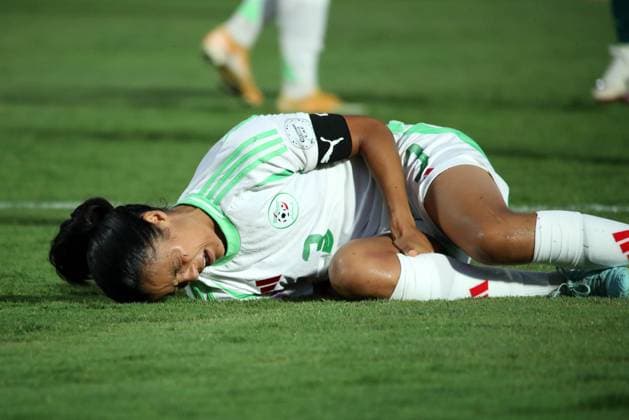CASABLANCA, MOROCCO - JULY 13: Sofia Guellati of Algeria during the 2025 Women s Africa Cup of Nations (WAFCON) match between Nigeria and Algeria at Stade Larbi Zaouli on July 13, 2025 in Casablanca. Photo by Justina Aniefiok Copyright: xx