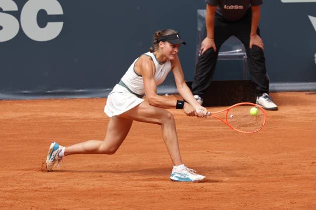 GER, Hamburg, xFSx, ATP250 Womens Tennis Tournament , MSC Hamburg Ladies Open 2025 ,Round of 32 , 14 07 2025 v l , Tara Wuerth CRO plays a backhand Copyright: HMBxMedia FernandoxSoares