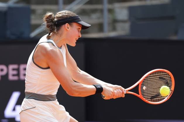GER, Hamburg, xFSx, ATP250 Womens Tennis Tournament , MSC Hamburg Ladies Open 2025 ,Round of 32 , 14 07 2025 v l , Tara Wuerth CRO plays a backhand Copyright: HMBxMedia FernandoxSoares