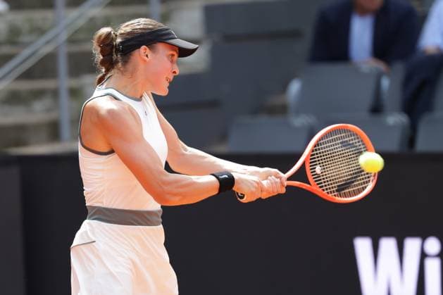 GER, Hamburg, xFSx, ATP250 Womens Tennis Tournament , MSC Hamburg Ladies Open 2025 ,Round of 32 , 14 07 2025 v l , Tara Wuerth CRO plays a backhand Copyright: HMBxMedia FernandoxSoares