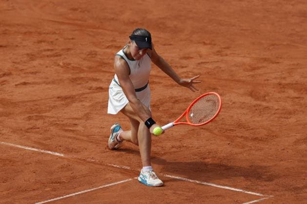 GER, Hamburg, xFSx, ATP250 Womens Tennis Tournament , MSC Hamburg Ladies Open 2025 ,Round of 32 , 14 07 2025 v l , Tara Wuerth CRO plays a backhand Copyright: HMBxMedia FernandoxSoares