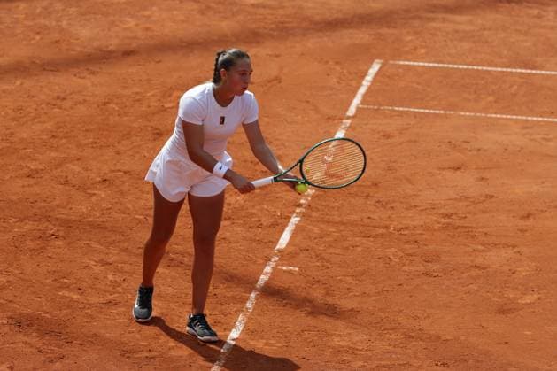 GER, Hamburg, xFSx, ATP250 Womens Tennis Tournament , MSC Hamburg Ladies Open 2025 ,Round of 32 , 14 07 2025 v l , Diane Parry FRA makes a serve Copyright: HMBxMedia FernandoxSoares
