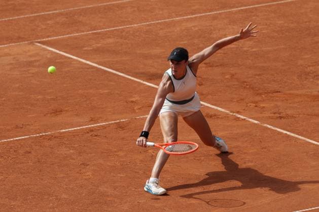 GER, Hamburg, xFSx, ATP250 Womens Tennis Tournament , MSC Hamburg Ladies Open 2025 ,Round of 32 , 14 07 2025 v l , Tara Wuerth CRO plays a backhand Copyright: HMBxMedia FernandoxSoares