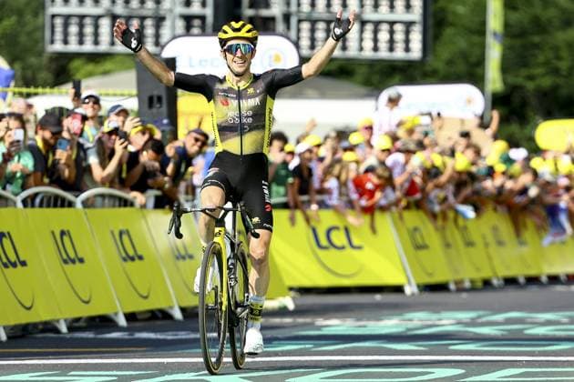 Cycling, Tour de France, Simon Yates wins stage 10