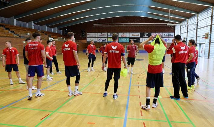 Handball, HBL, SG BBM Bietigheim, start of training