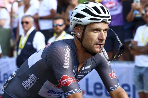 Belgian Jonas Rickaert of Alpecin-Deceuninck pictured after stage 10 of the 2025 Tour de France cycling, from Ennezat to Le Mont-Dore Puy de Sancy (169 km), on Monday 14 July 2025 in France. The 112th edition of the Tour de France starts on Saturday 5 July in Lille, France, and will finish in Paris, France on the 27th of July. DAVIDxPINTENS  x129259101x