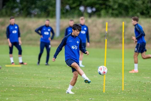 Yosuke Furukawa SV Darmstadt 98, 44 on the ball, SV Darmstadt 98, Football, 2 Bundesliga, Training camp, 5 day, 14 07 2025 SV Darmstadt 98, Football, 2 Bundesliga, Training camp, 5 day, 14 07 2025 Bad Wörishofen Copyright: xEibner-Pressefoto FlorianxWiegandx EP_FWD