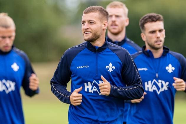 Fabian Nürnberger SV Darmstadt 98, 15 at training, SV Darmstadt 98, football, 2 Bundesliga, training camp, 5 day, 14 07 2025 SV Darmstadt 98, football, 2 Bundesliga, training camp, 5 day, 14 07 2025 Bad Wörishofen Copyright: xEibner-Pressefoto FlorianxWiegandx EP_FWD