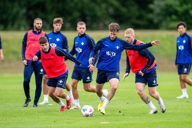 Matthias Bader SV Darmstadt 98, 26 on the ball, SV Darmstadt 98, football, 2 Bundesliga, training camp, 5 day, 14 07 2025 SV Darmstadt 98, football, 2 Bundesliga, training camp, 5 day, 14 07 2025 Bad Wörishofen Copyright: xEibner-Pressefoto FlorianxWiegandx EP_FWD