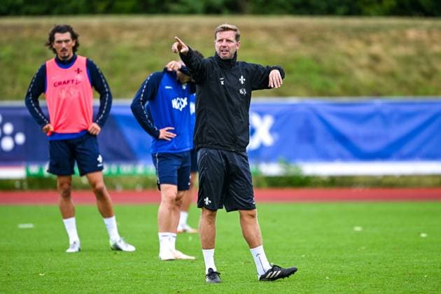 Florian Kohfeldt SV Darmstadt 98, coach gesticulates, SV Darmstadt 98, football, 2 Bundesliga, training camp, 5 day, 14 07 2025 SV Darmstadt 98, football, 2 Bundesliga, training camp, 5 day, 14 07 2025 Bad Wörishofen Copyright: xEibner-Pressefoto FlorianxWiegandx EP_FWD