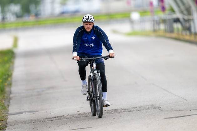 Marcel Schuhen SV Darmstadt 98, 01 on the way to training, SV Darmstadt 98, football, 2 Bundesliga, training camp, 5 day, 14 07 2025 SV Darmstadt 98, football, 2 Bundesliga, training camp, 5 day, 14 07 2025 Bad Wörishofen Copyright: xEibner-Pressefoto FlorianxWiegandx EP_FWD