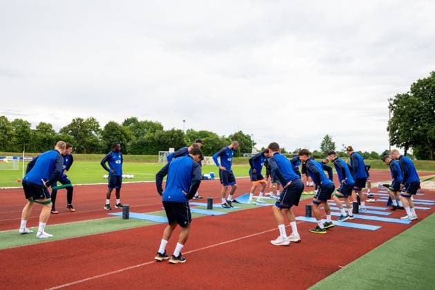 The players of Darmstadt 98 at training, SV Darmstadt 98, Football, 2 Bundesliga, Training camp, 5 day, 14 07 2025 SV Darmstadt 98, Football, 2 Bundesliga, Training camp, 5 day, 14 07 2025 Bad Wörishofen Copyright: xEibner-Pressefoto FlorianxWiegandx EP_FWD