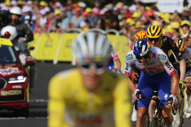 14-07-2025 Tour De France; Tappa 10 Ennezat - Le Mont Dore; 2025, Red Bull - Bora Hansgrohe; Lipowitz, Florian; Le Mont Dore; 