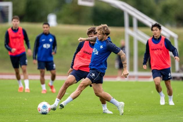 Luca Marseiler SV Darmstadt 98, 08 at training, SV Darmstadt 98, football, 2 Bundesliga, training camp, 5 day, 14 07 2025 SV Darmstadt 98, football, 2 Bundesliga, training camp, 5 day, 14 07 2025 Bad Wörishofen Copyright: xEibner-Pressefoto FlorianxWiegandx EP_FWD