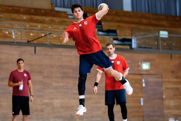 Bietigheim HBL 25 26 SG BBM Bietigheim Training Max Prantner Bietigheim Bietigheim Bissingen Sporthalle am Viadukt Baden Württemberg Germany