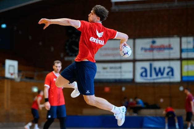 Bietigheim HBL 25 26 SG BBM Bietigheim Training Fynn Nicolaus Bietigheim Bietigheim Bissingen Sporthalle am Viadukt Baden Württemberg Germany