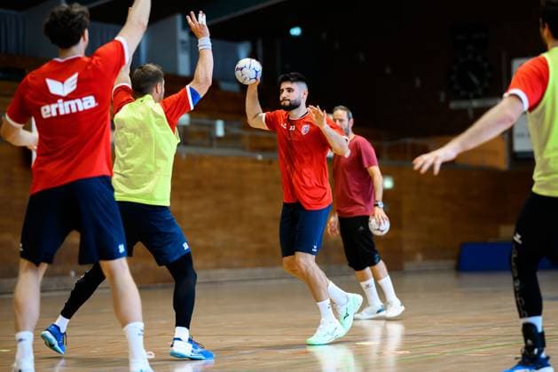 Bietigheim HBL 25 26 SG BBM Bietigheim Training Juan de la Pena Bietigheim Bietigheim Bissingen Sporthalle am Viadukt Baden Württemberg Germany
