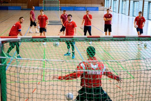 Bietigheim HBL 25 26 SG BBM Bietigheim Training the team from Bietigheim Bietigheim Bissingen Sporthalle am Viadukt Baden Württemberg Germany