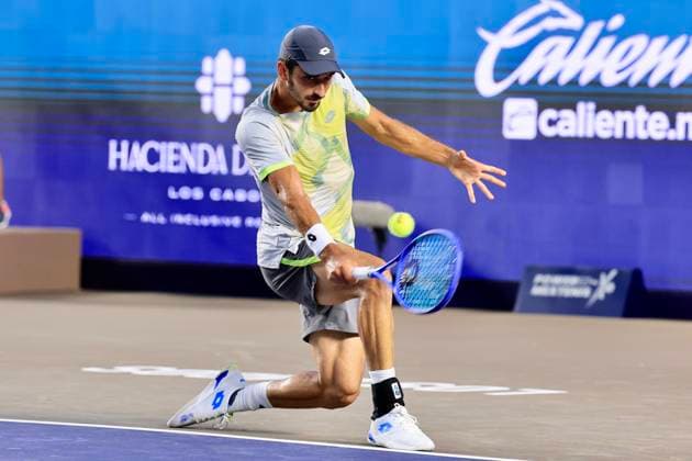 LOS CABOS TENNIS OPEN 2025 LOS CABOS TENNIS OPEN 2025 KOVACEVIC VS HABIB 14072025 LOS CABOS, BAJA CALIFORNIA, MEXICO Photo of Hady Habib of Lebannon, during Los Cabos Tennis Open 2025 held at the Mextenis Stadium of the Cabo Sports Complex of Los Cabos, Baja California Photo of Hady Habib of Lebannon, during Los Cabos Tennis Open 2025 held at the Mextenis Stadium of the Cabo Sports Complex of Los Cabos, Baja California PHOTO BY IMAGENSHOP PHOTO AGENCY LOS CABOS BAJA CALIFORNIA MEXICO Copyright: xIMAGENSHOPxAGENCIAxFOTOGRAFICAx