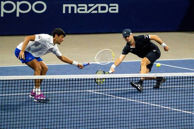 LOS CABOS TENNIS OPEN 2025 LOS CABOS TENNIS OPEN 2025 PACHECO MEJIA VS PEERS EBDEN 14072025 LOS CABOS, BAJA CALIFORNIA, MEXICO Photo of Rodrigo Pacheco of Mexico and Nicolas Mejia of Colombia, during Los Cabos Tennis Open 2025 held at the Mextenis Stadium of the Cabo Sports Complex of Los Cabos, Baja California Photo of Rodrigo Pacheco of Mexico and Nicolas Mejia of Colombia, during Los Cabos Tennis Open 2025 held at the Mextenis Stadium of the Cabo Sports Complex of Los Cabos, Baja California PHOTO BY IMAGENSHOP AGENCIA DE FOTOGRAFIA LOS CABOS BAJA CALIFORNIA MEXICO Copyright: xIMAGENSHOPxAGENCIAxFOTOGRAFICAx