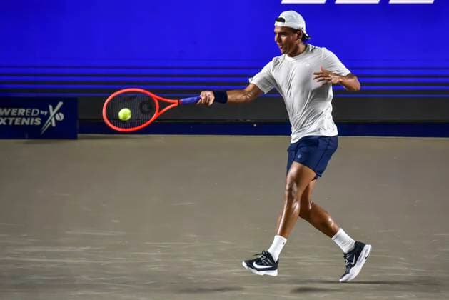 LOS CABOS TENNIS OPEN 2025 LOS CABOS TENNIS OPEN 2025 DANIEL VS HERNANDEZ 14072025 LOS CABOS, BAJA CALIFORNIA, MEXICO Photo of Alejandro Hernandez of Mexico, during Los Cabos Tennis Open 2025 held at the Mextenis Stadium of the Cabo Sports Complex of Los Cabos, Baja California Photo of Alejandro Hernandez of Mexico, during Los Cabos Tennis Open 2025 held at the Mextenis Stadium of the Cabo Sports Complex of Los Cabos, Baja California PHOTO BY IMAGENSHOP AGENCIA DE FOTOGRAFIA LOS CABOS BAJA CALIFORNIA MEXICO Copyright: xIMAGENSHOPxAGENCIAxFOTOGRAFICAx