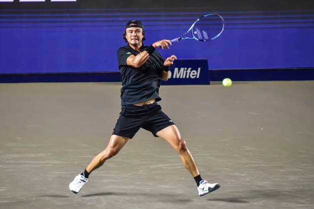 LOS CABOS TENNIS OPEN 2025 LOS CABOS TENNIS OPEN 2025 DANIEL VS HERNANDEZ 14072025 LOS CABOS, BAJA CALIFORNIA, MEXICO Photo of Taro Daniel of Japan, during Los Cabos Tennis Open 2025 held at the Mextenis Stadium of the Cabo Sports Complex of Los Cabos, Baja California Photo of Taro Daniel of Japan, during Los Cabos Tennis Open 2025 held at the Mextenis Stadium of the Cabo Sports Complex of Los Cabos, Baja California PHOTO BY IMAGENSHOP AGENCIA DE FOTOGRAFIA LOS CABOS BAJA CALIFORNIA MEXICO Copyright: xIMAGENSHOPxAGENCIAxFOTOGRAFICAx
