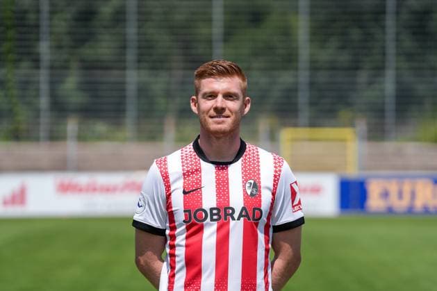 Mathias Fetsch SC Freiburg II SC Freiburg U23 Regionalliga Südwest, Porträttermin 2025 2026, Freiburg Möslestadion Baden Wuerttemberg Germany Copyright: xSTEINSIEK.CH PAAx