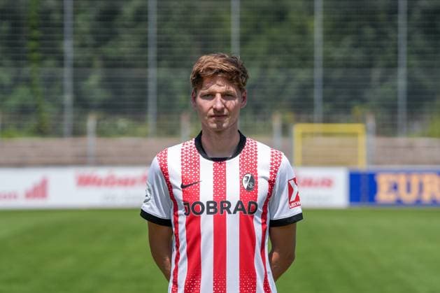 Marc Hornschuh SC Freiburg II SC Freiburg U23 Regionalliga Südwest, Porträttermin 2025 2026, Freiburg Möslestadion Baden Wuerttemberg Germany Copyright: xSTEINSIEK.CH PAAx