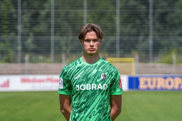 Jaaso Jantunen SC Freiburg II SC Freiburg U23 Regionalliga Südwest, Porträttermin 2025 2026, Freiburg Möslestadion Baden Wuerttemberg Germany Copyright: xSTEINSIEK.CH PAAx