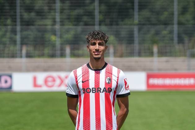 Krish Raweri SC Freiburg II SC Freiburg U23 Regionalliga Südwest, Porträttermin 2025 2026, Freiburg Möslestadion Baden Wuerttemberg Germany Copyright: xSTEINSIEK.CH PAAx