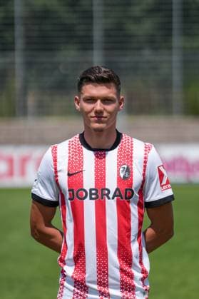 Louis Tober SC Freiburg II SC Freiburg U23 Regionalliga Südwest, Porträttermin 2025 2026, Freiburg Möslestadion Baden Wuerttemberg Germany Copyright: xSTEINSIEK.CH PAAx