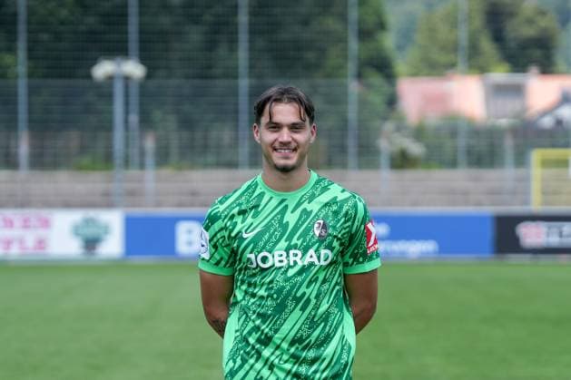 Kilian Katz SC Freiburg II SC Freiburg U23 Regionalliga Südwest, Porträttermin 2025 2026, Freiburg Möslestadion Baden Wuerttemberg Germany Copyright: xSTEINSIEK.CH PAAx