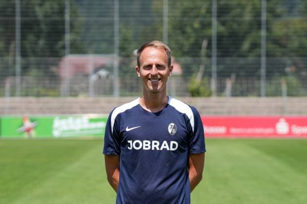 Philipp Himstedt Sports psychologist SC Freiburg II SC Freiburg U23 Regionalliga Südwest, Porträttermin 2025 2026, Freiburg Möslestadion Baden Wuerttemberg Germany Copyright: xSTEINSIEK.CH PAAx