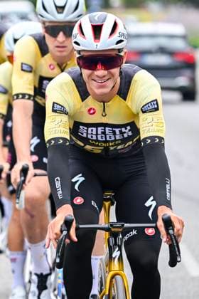 Tour de France 2025 First Restday TOULOUSE, FRANCE - JULY 15 : Evenepoel Remco (BEL) of Soudal - Quick Step during the first restday of the 112th edition of Tour de France an UCI World Tour 2.UWT for Men Elite on July 15, 2025 in Toulouse, France, 15 07 2025 ( Motordriver Kenny Verfaillie - Toulouse France  Copyright: xJanxDexMeuleneirx